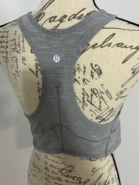 lululemon athletica Gray Racerback Tank Top